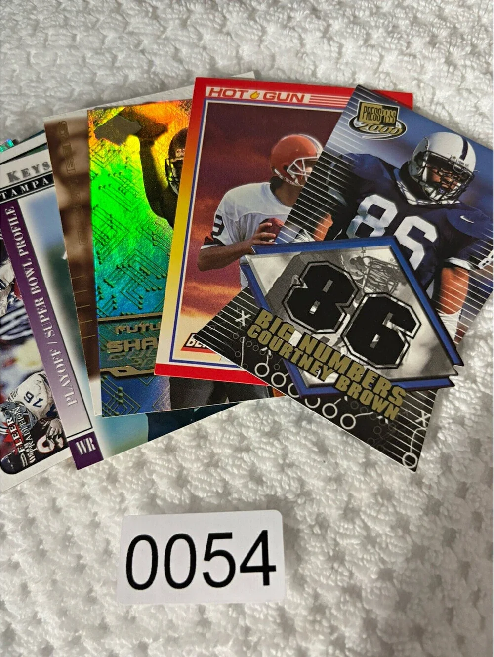 Fleer 2004 NFL Football 10 Card Lot Fleer Tradition Press Pass Insert Super Bowl